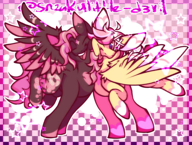 Rendered Fullbody (+1 Character) | Characters belong to @Curiiousrainbow